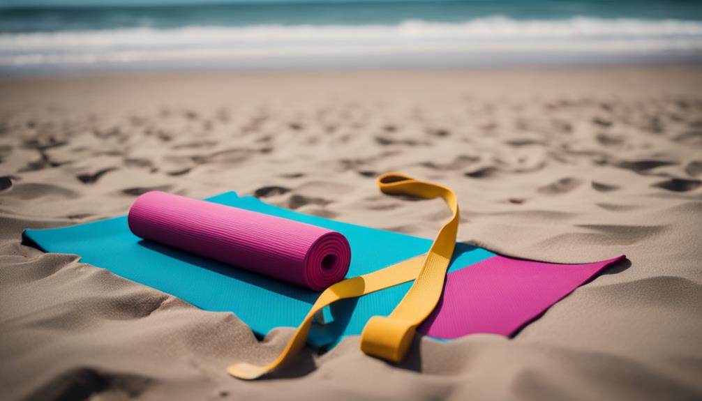 portable equipment for beach workouts