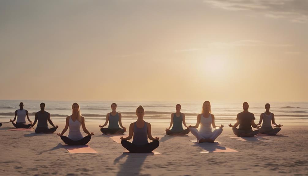 strand yoga f r innere ruhe