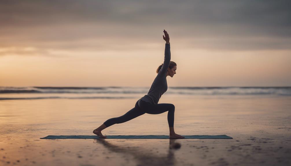 yoga am ostseestrand praktizieren